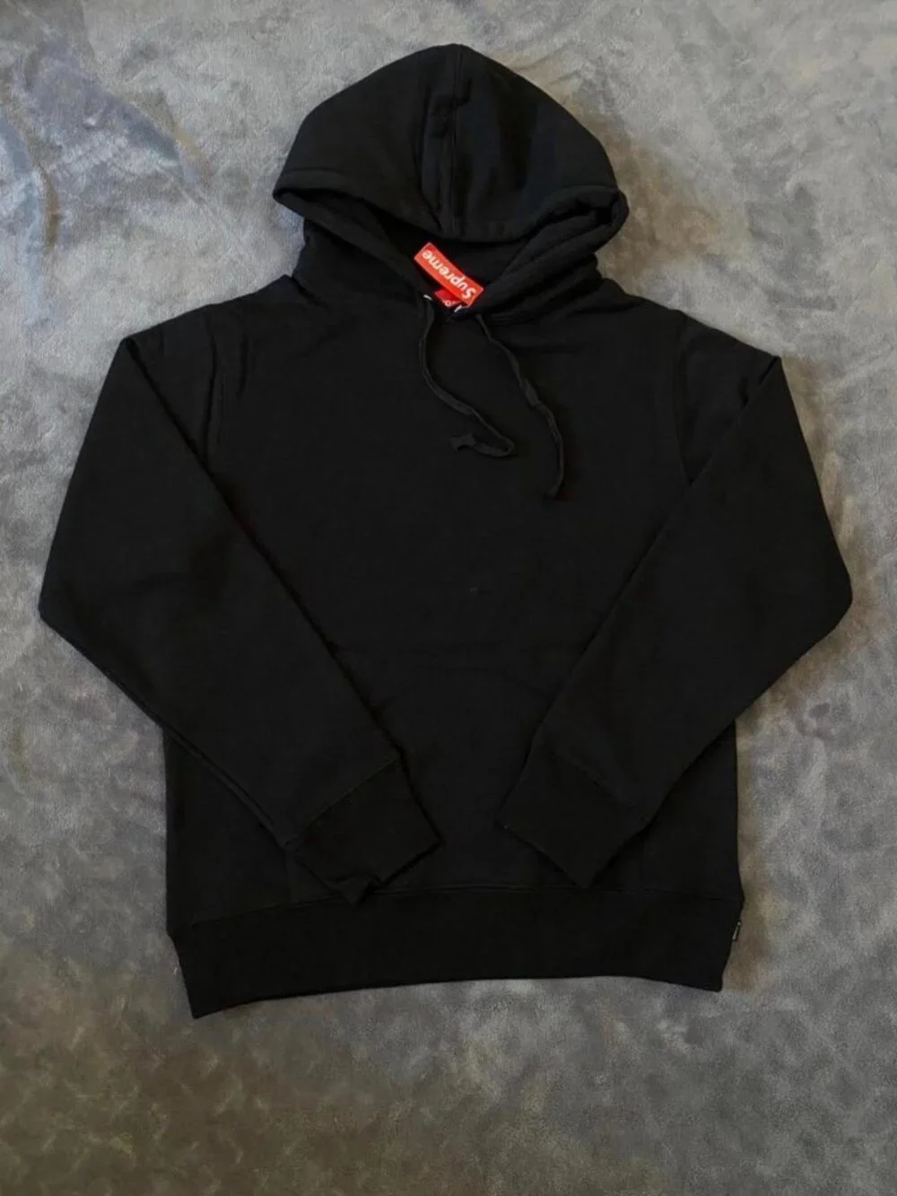 Supreme Embroidered Black Hoodie